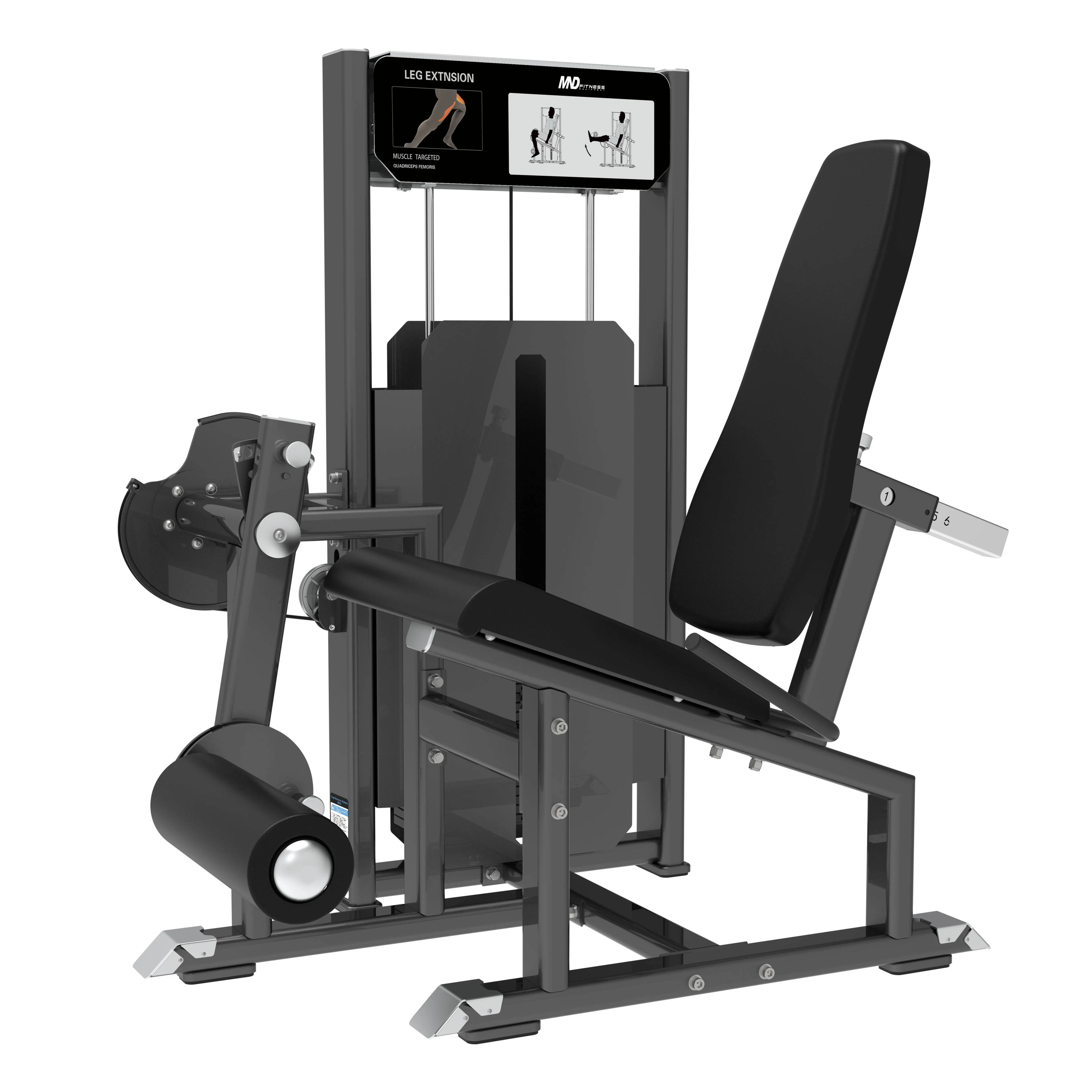 2026 New Arrival Commercial Gym Machine Pin Loaded Weight Selected Strength Equipment Seated Leg Extension for Sale