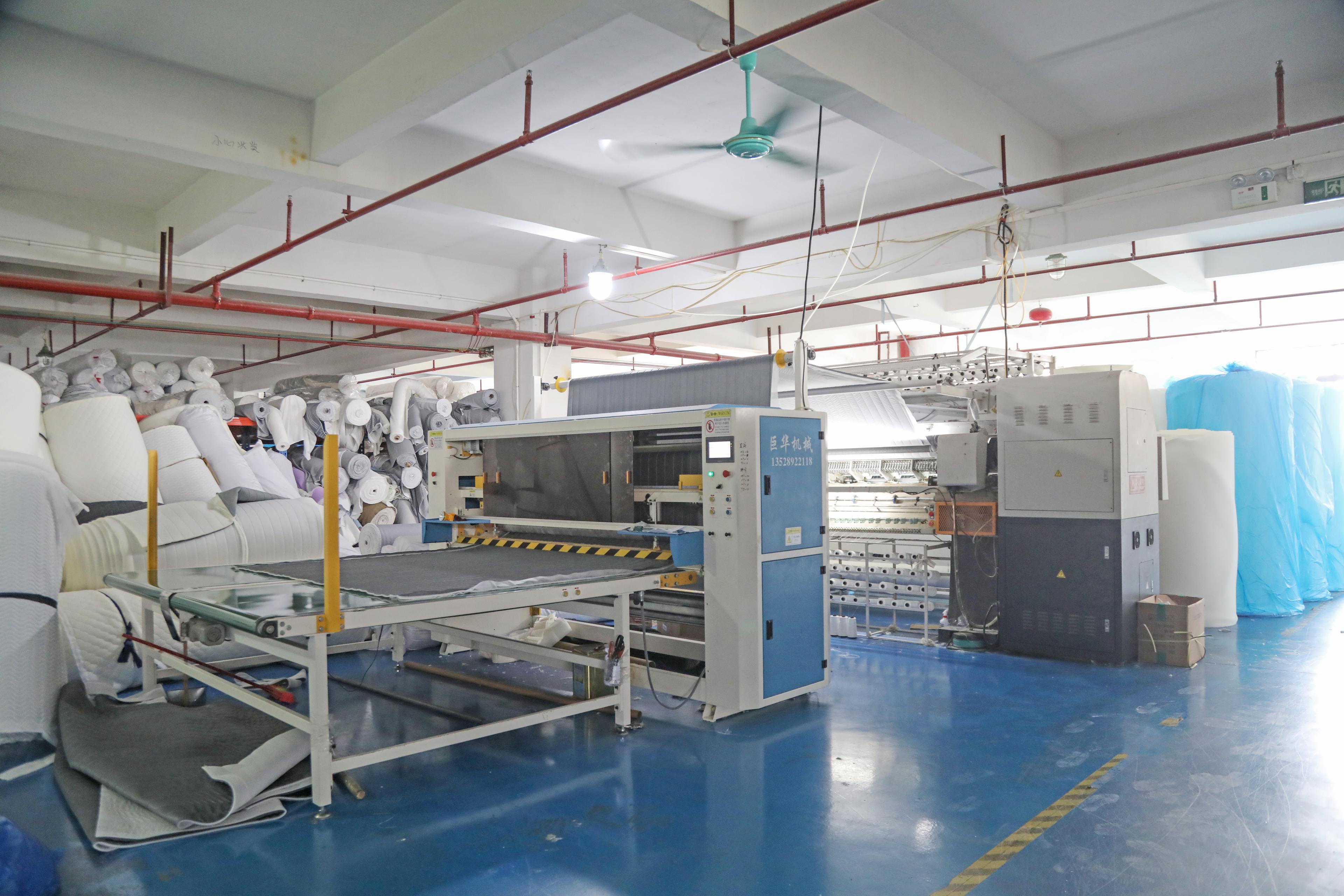Automated Fabric Cutting for private-label-mattress factory production